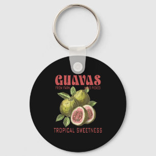 Guavas Retro Commercial Graphic,vintages Guavas,fr Key Ring