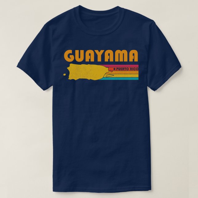 Guayama Puerto Rico Vintage Distressed Souvenir T-Shirt (Design Front)