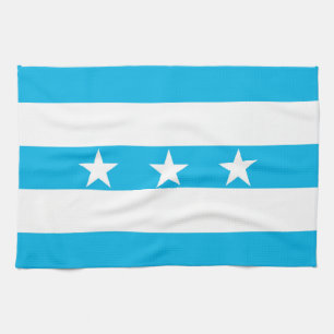 Guayaquil city flag Ecuador symbol Tea Towel