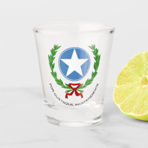 Guayaquil coat of arms, Ecuador Shot Glass