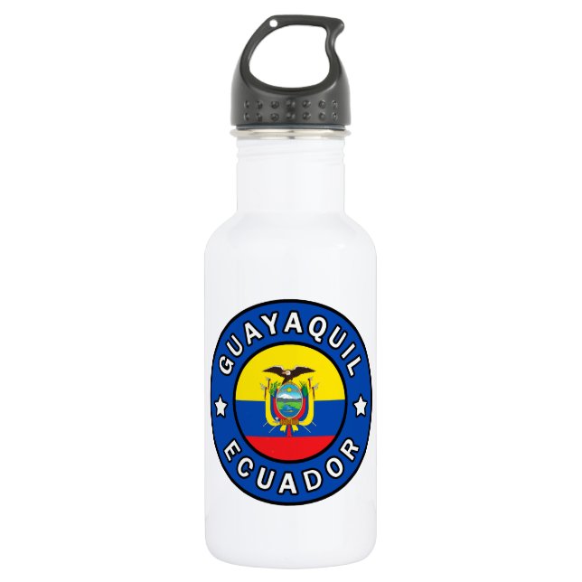 Guayaquil Ecuador 532 Ml Water Bottle (Front)