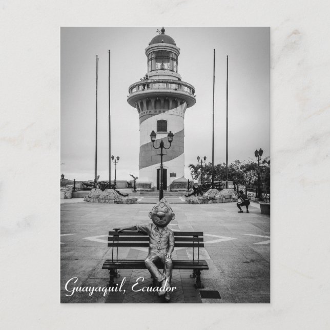 Guayaquil, Ecuador Cerro Santa Ana Postcard (Front)