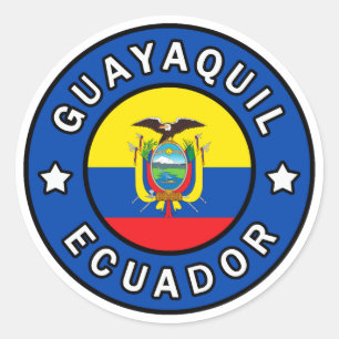 Guayaquil Ecuador Classic Round Sticker