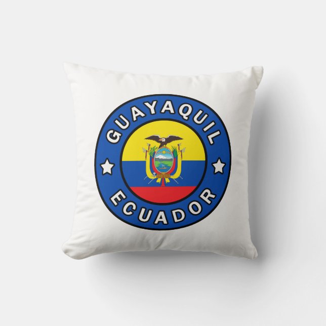 Guayaquil Ecuador Cushion (Front)