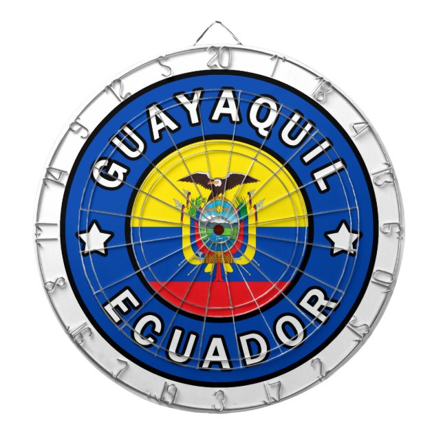 Guayaquil Ecuador Dartboard (Front)
