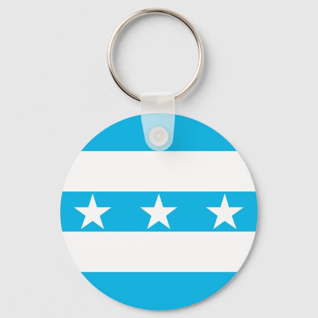 Guayaquil, Ecuador flag Key Ring (Front)