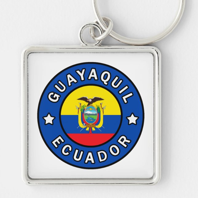 Guayaquil Ecuador Key Ring (Front)