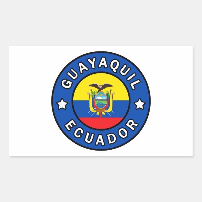 Guayaquil Ecuador Rectangular Sticker (Front)