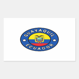 Guayaquil Ecuador Rectangular Sticker