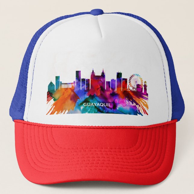 Guayaquil Skyline Trucker Hat (Front)