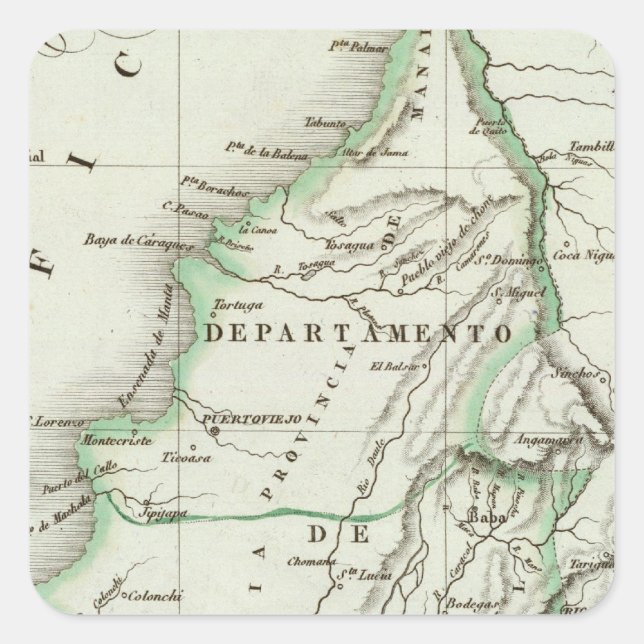 Guayaquil Square Sticker (Front)