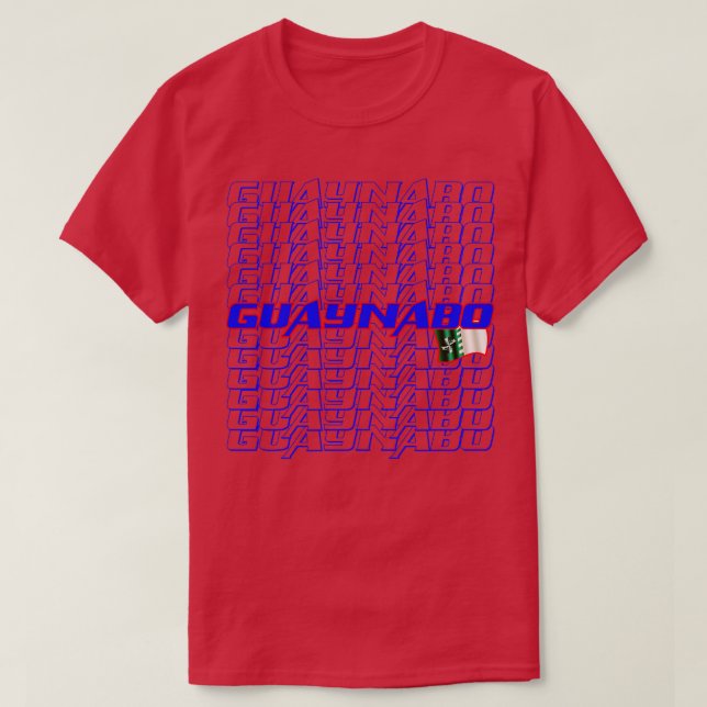 Guaynabo Cascade text T-Shirt (Design Front)