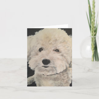"Gucci" - Pet Portrait Notecard