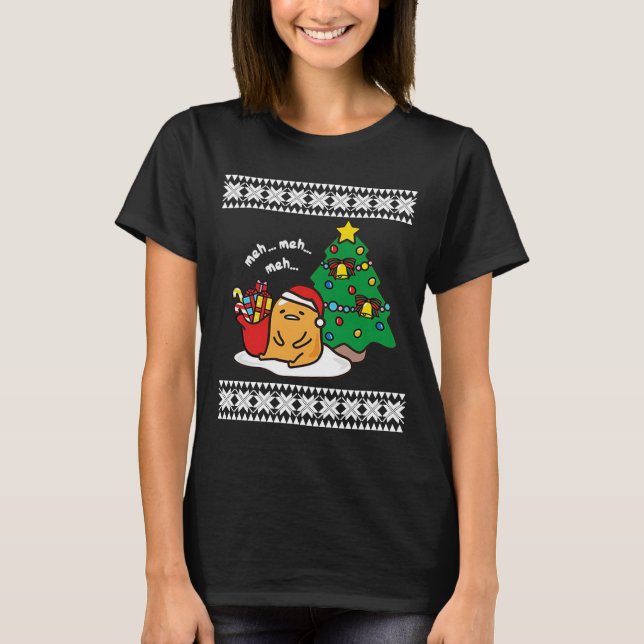 Gudetama Christmas T-Shirt (Front)