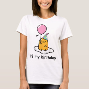 Gudetama "It's My Birthday" Tee Shirt T-Shirt