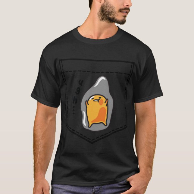 Gudetama Pocket Sweatshirt T-Shirt (Front)