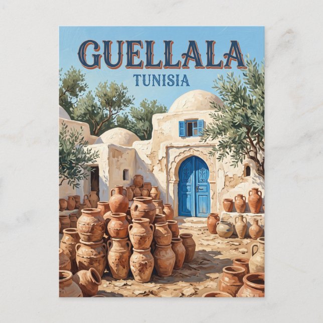 Guellala Tunisia Postcard (Front)