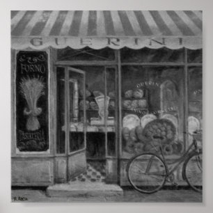 Guerini Bakery Baking (Italy) Charcoil O Atw Poster