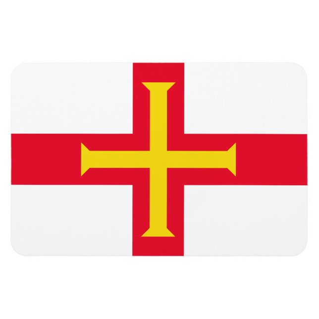 Guernesey Flag Magnet (Horizontal)