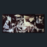 Guernica Poster<br><div class="desc">"Guernica" stands as one of Picasso’s most powerful statements against the atrocities of war. This mural-sized masterpiece captures the chaos,  pain,  and devastation of the bombing of Guernica during the Spanish Civil War. A profound piece that transcends time,  "Guernica" remains a universal symbol of the horrors of conflict.</div>
