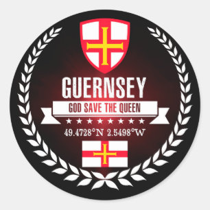 Guernsey Classic Round Sticker