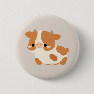 Guernsey Cow 6 Cm Round Badge