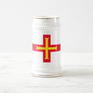 Guernsey Flag Beer Stein