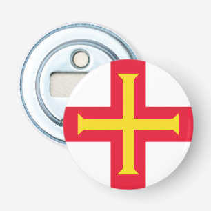 Guernsey flag bottle opener