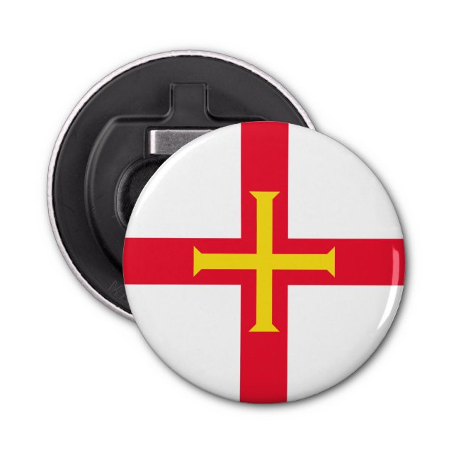 Guernsey Flag Bottle Opener (Front)