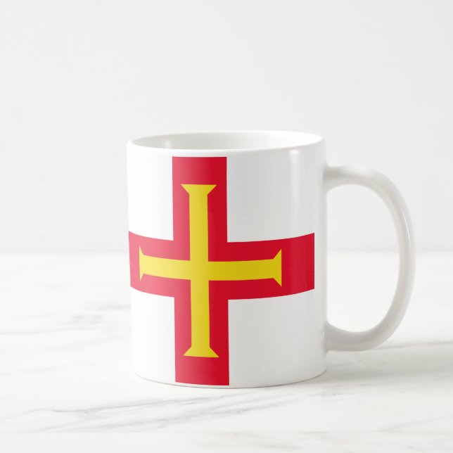Guernsey Flag Ceramic Mug (Right)