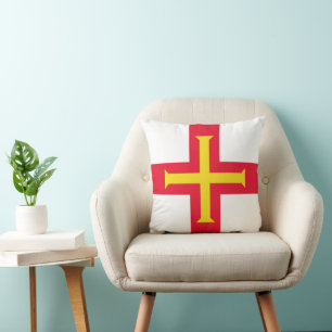 Guernsey flag cushion