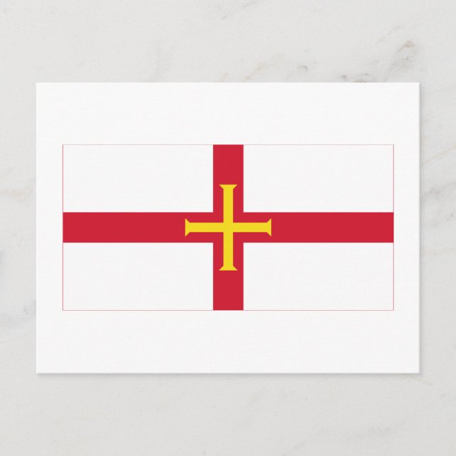 Guernsey Flag Postcard (Front)