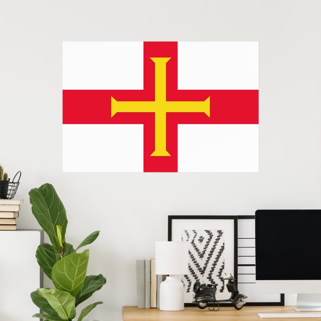 Guernsey flag poster (Home Office)