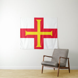 Guernsey flag tapestry