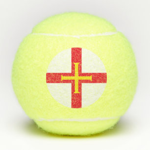 Guernsey Flag Tennis Balls