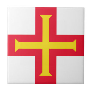 Guernsey flag tile