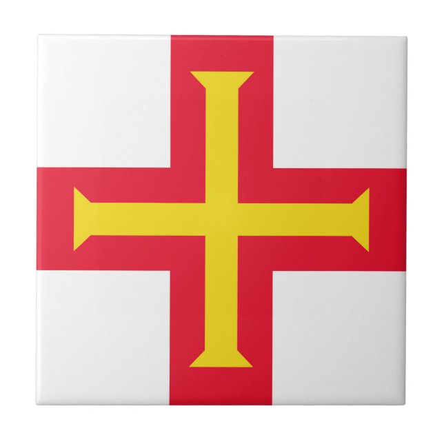 Guernsey flag tile (Front)