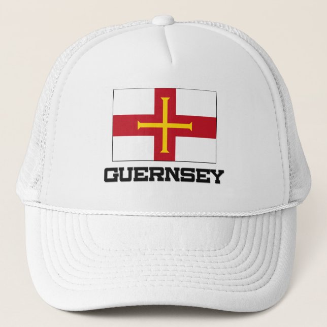 Guernsey Flag Trucker Hat (Front)
