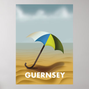 Guernsey vintage travel poster