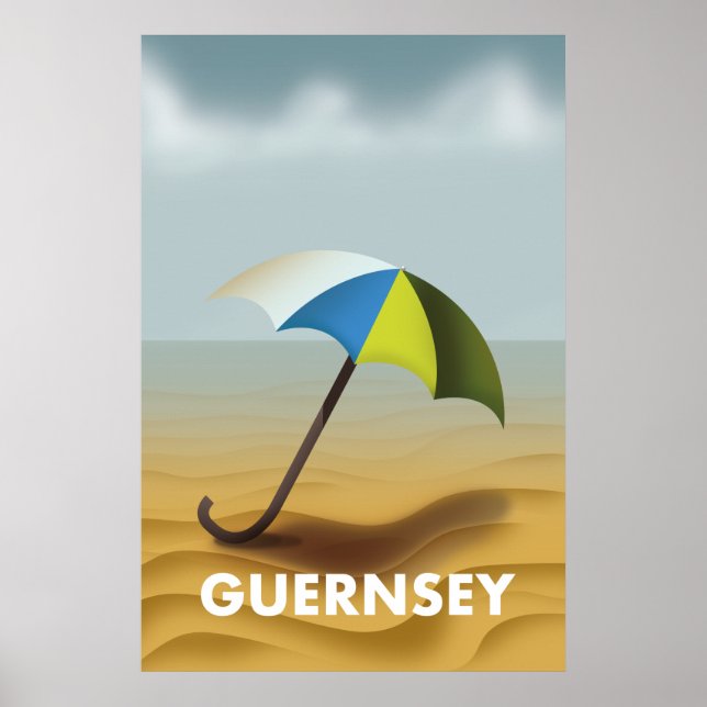 Guernsey vintage travel poster (Front)