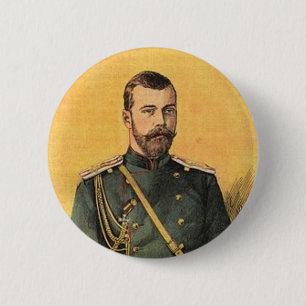 Guerre Russo-Japonaise vol 01 - Czar Nicholas 001 6 Cm Round Badge