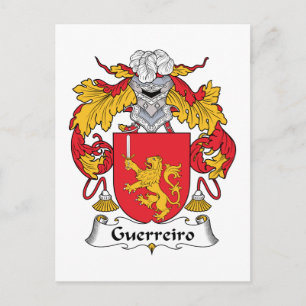 Guerreiro Family Crest Postcard