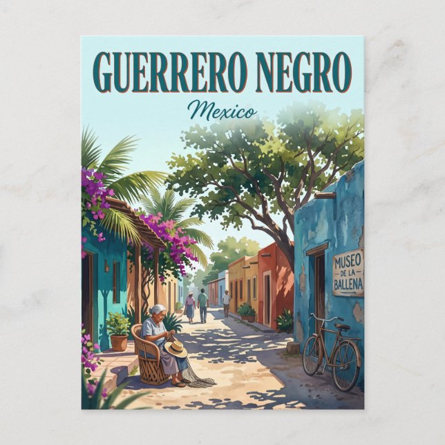 Guerrero Negro Mexico Postcard (Front)