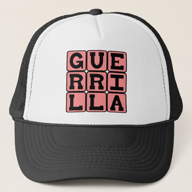 Guerrilla, Style of Warfare Trucker Hat (Front)