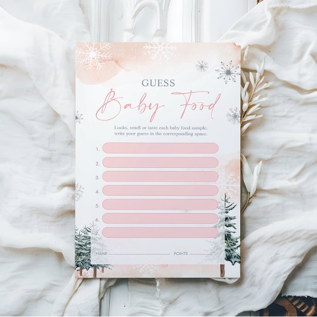 Guess Baby Food Baby Shower Game (Creator Uploaded)