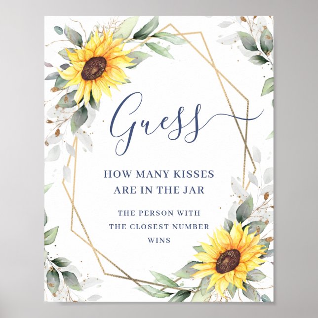  Guess How Many Bridal Shower Poster (Front)