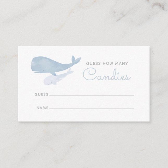 Guess How Many Candies Enclosure Card (Front)