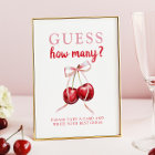 Guess How Many Cherry Baby Shower Game