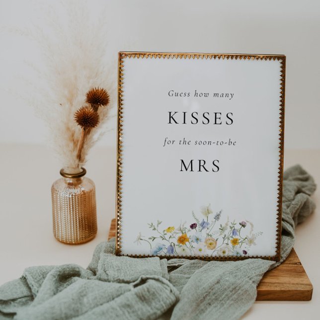 Guess How Many Kisses Game Sign (Creator Uploaded)