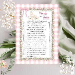 Guess Mum or Dad Floral Garland Silly Goose Game